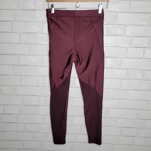 Nike Running Maroon Burgundy Active Leggings - Picture 3 of 4